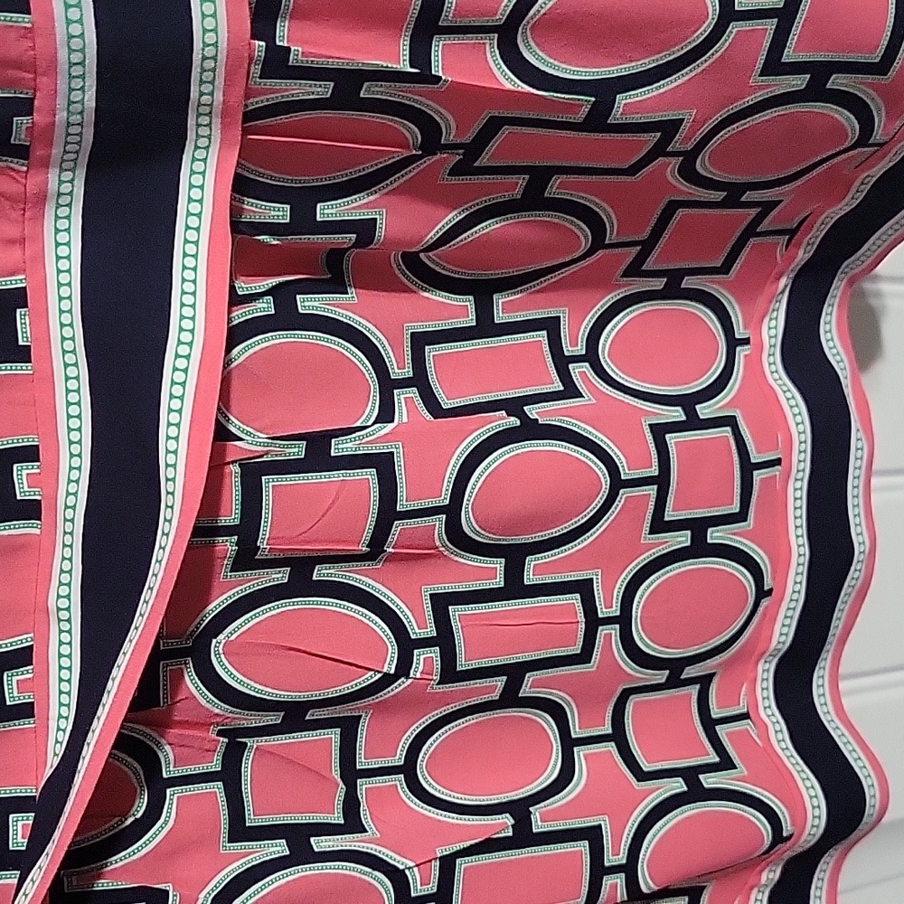 Geometric Sleeveless Dress - Picture 6 of 7